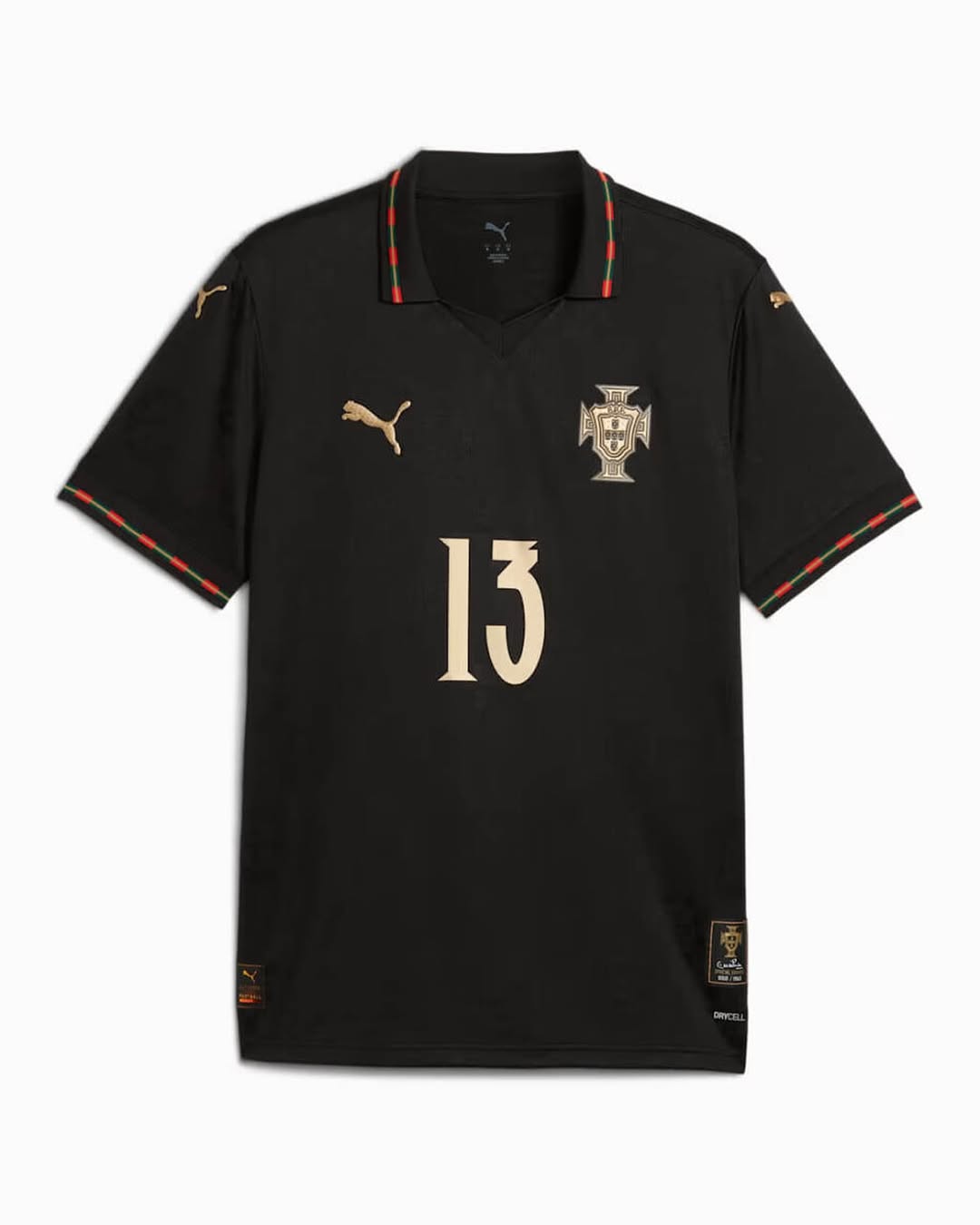 Kit Infantil Portugal Edição Pantera Negra Eusebio – 2025/26