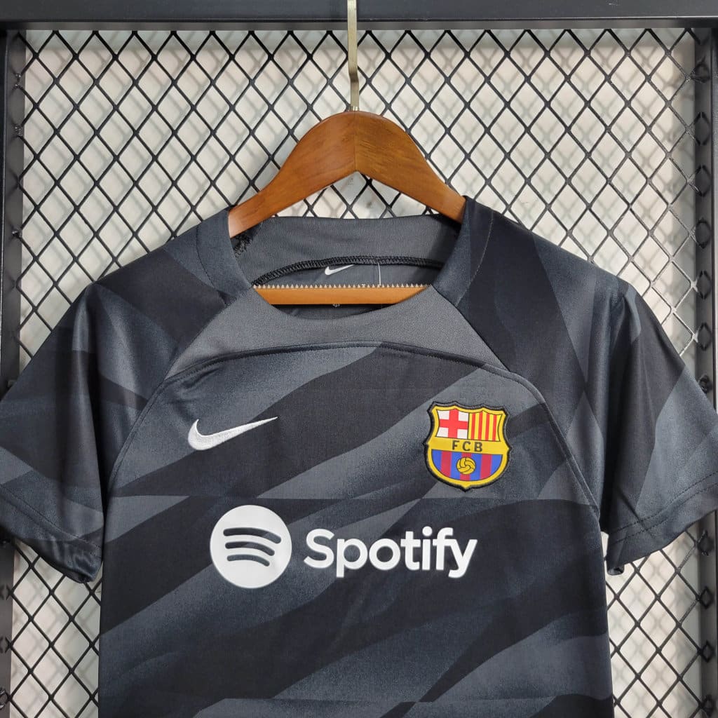 Kit Barcelona Goleiro 2023 - Infantil