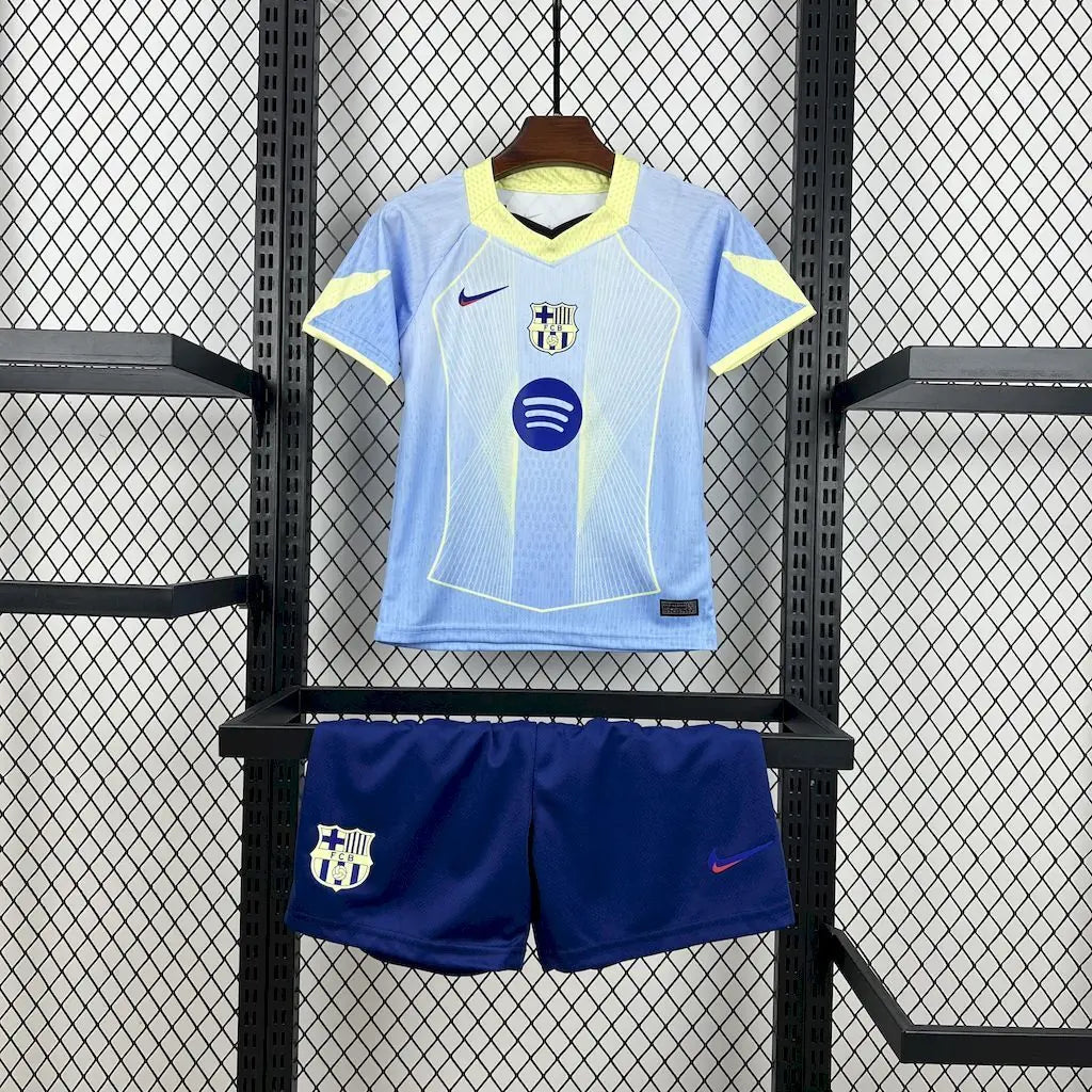 Kit Infantil Barcelona Edição Especial Azul - 2025/26