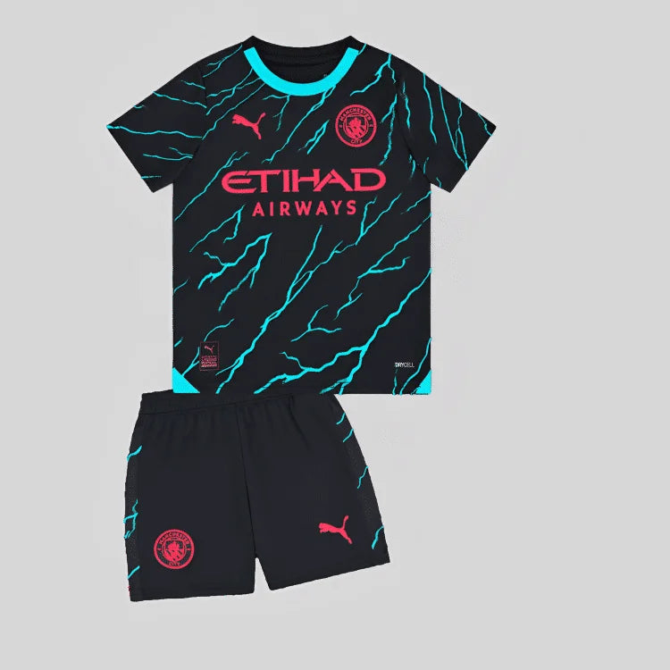Kit Manchester City III 2023 - Infantil