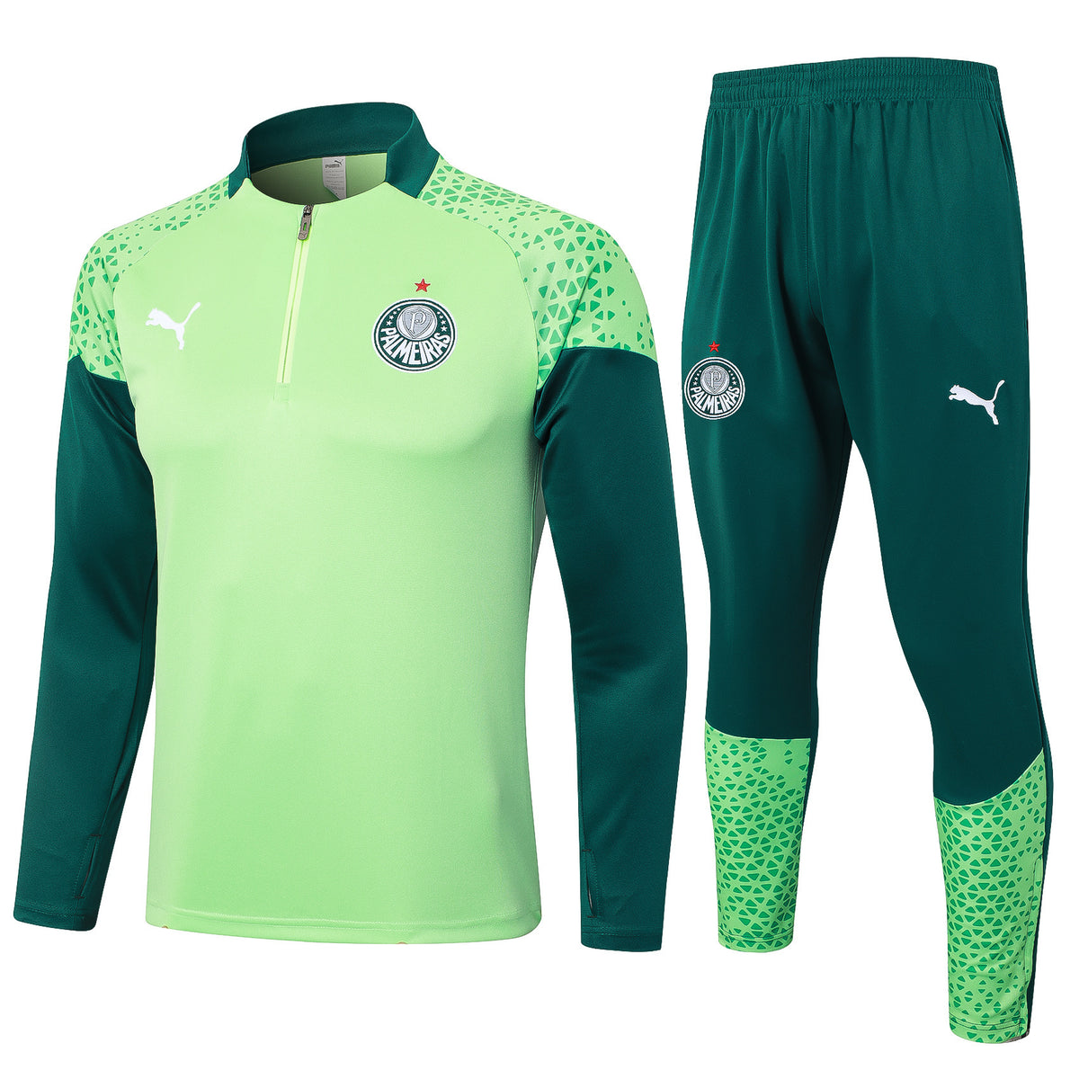 Conjunto Palmeiras Treino Verde Claro - 2025/26