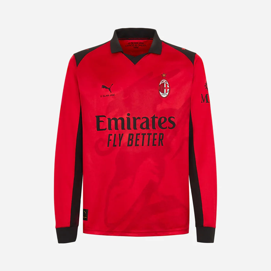Camisa AC Milan x Slam Jam Edição Especial Red