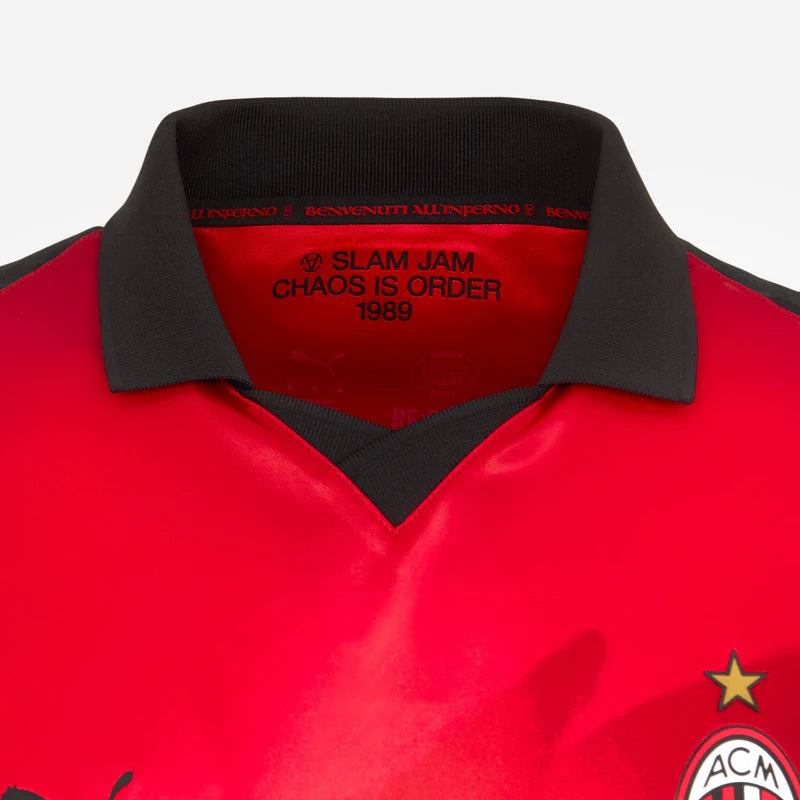 Camisa AC Milan x Slam Jam Edição Especial Red
