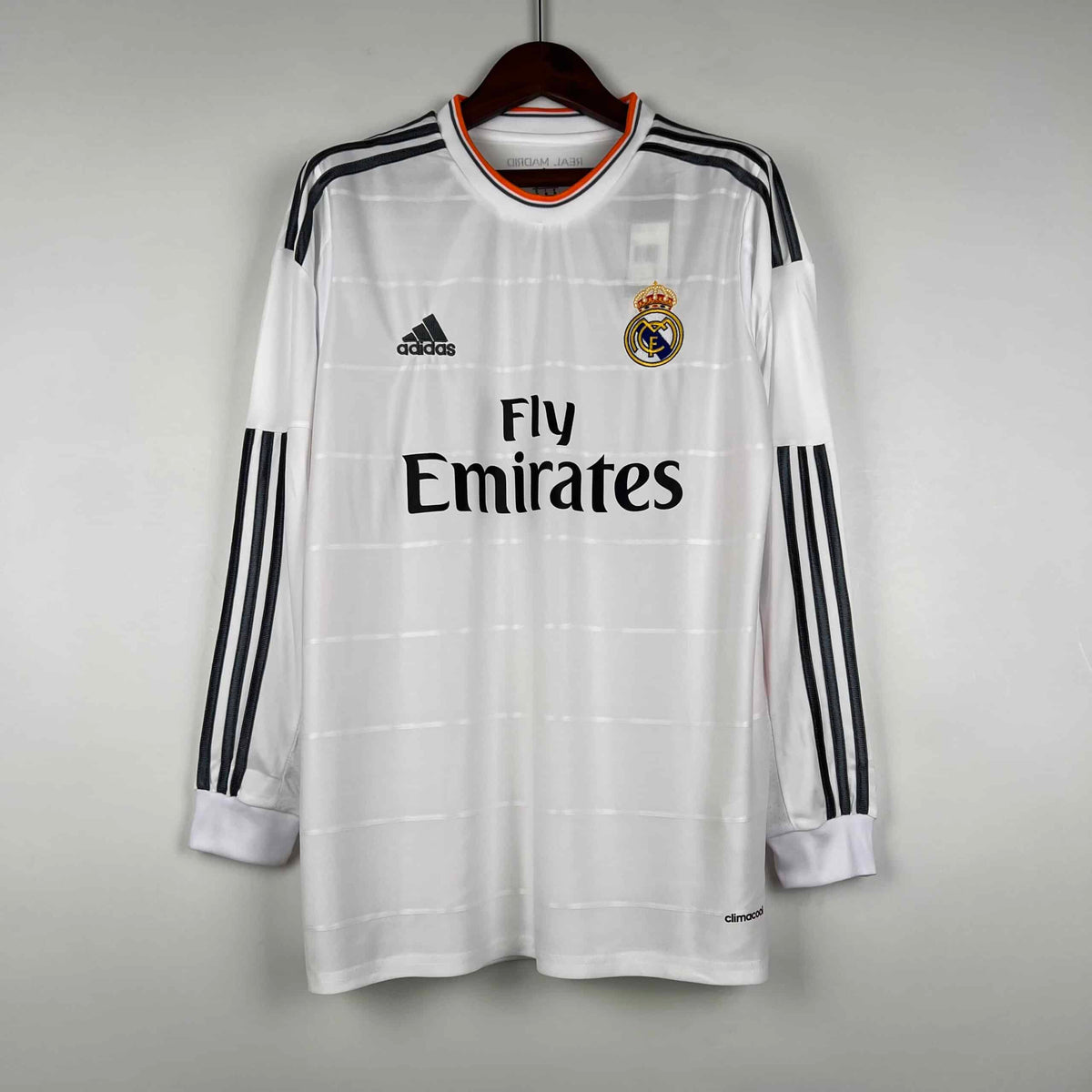 Camisa Real Madrid Home Manga Longa - 2013/14