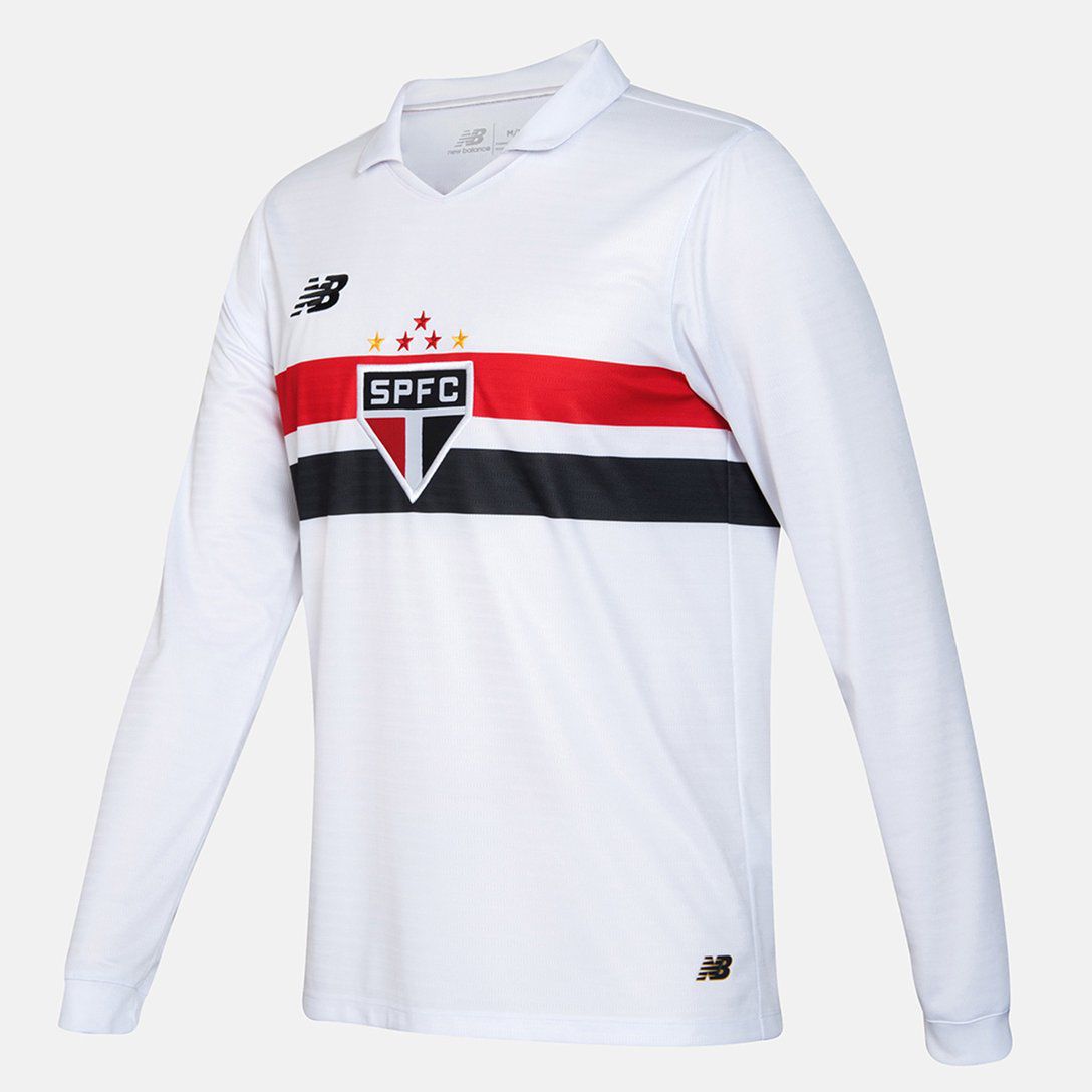 Camisa São Paulo I Manga Longa- 2024