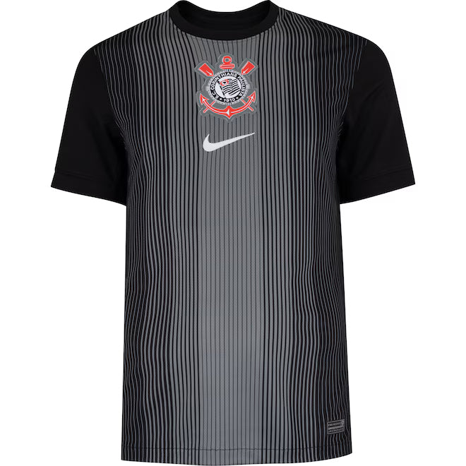 Camisa Corinthians Goleiro Preta - 2025/26