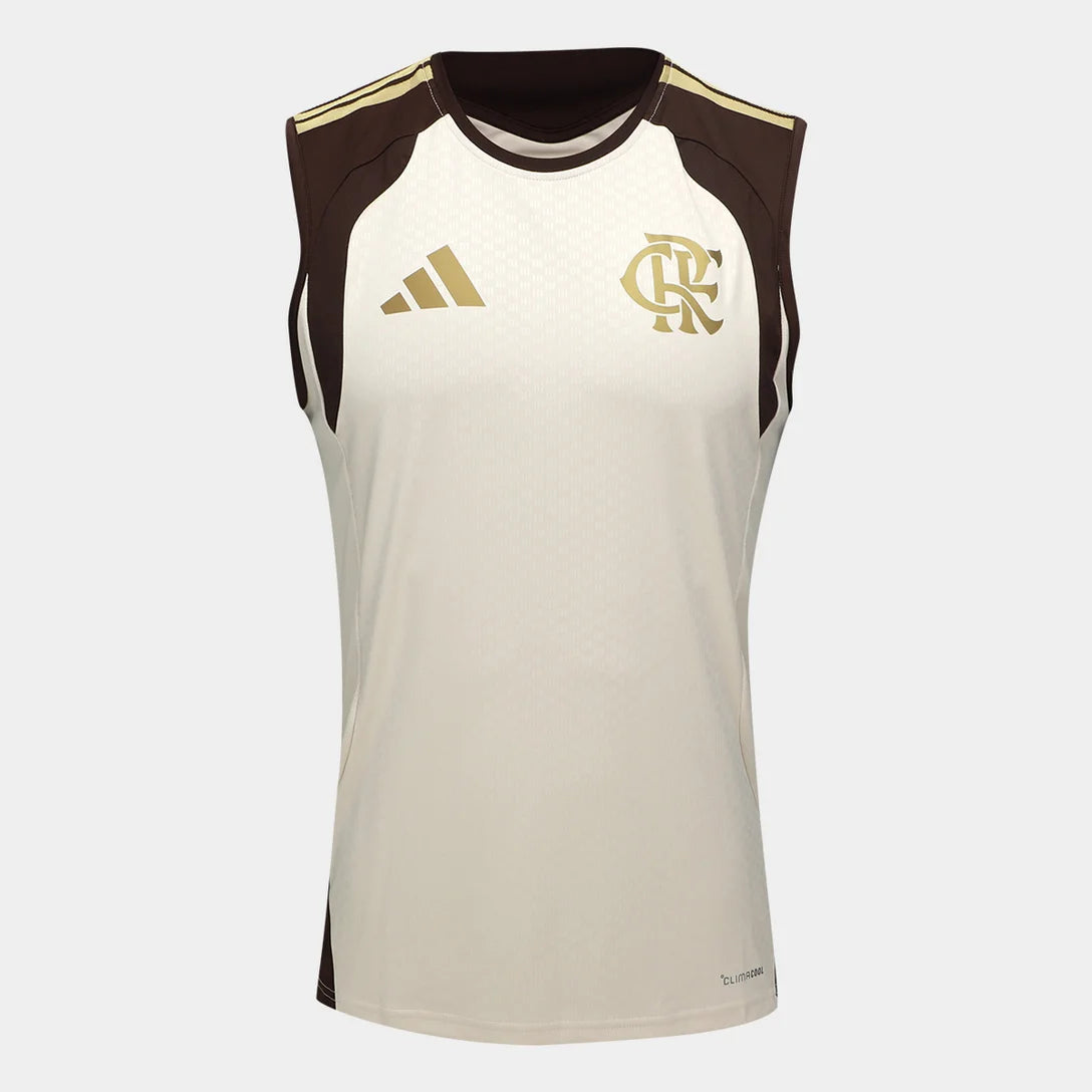 Camisa Regata Flamengo Treino Bege - 2026/27