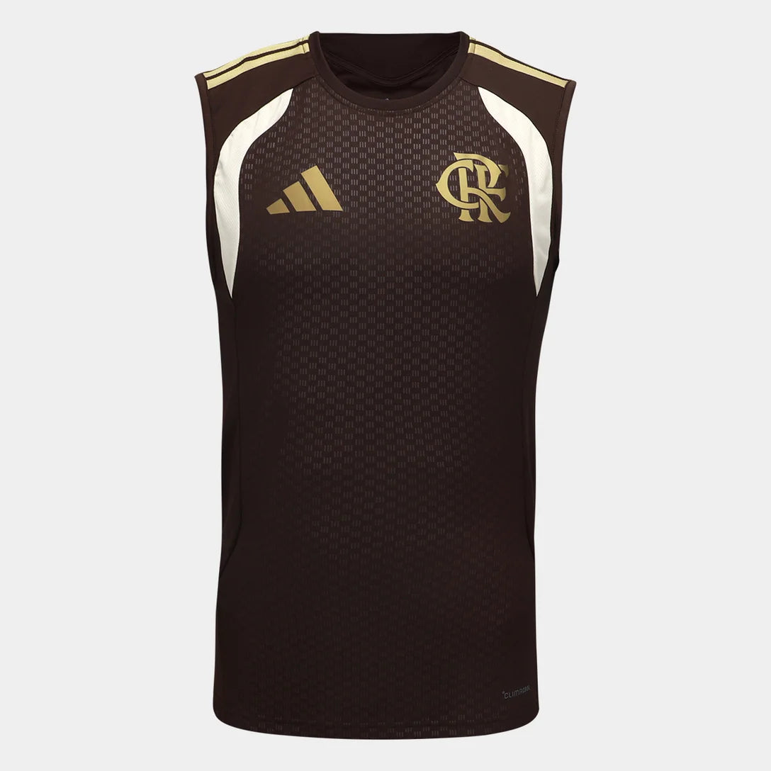 Camisa Regata Flamengo Treino Marrom - 2026/27