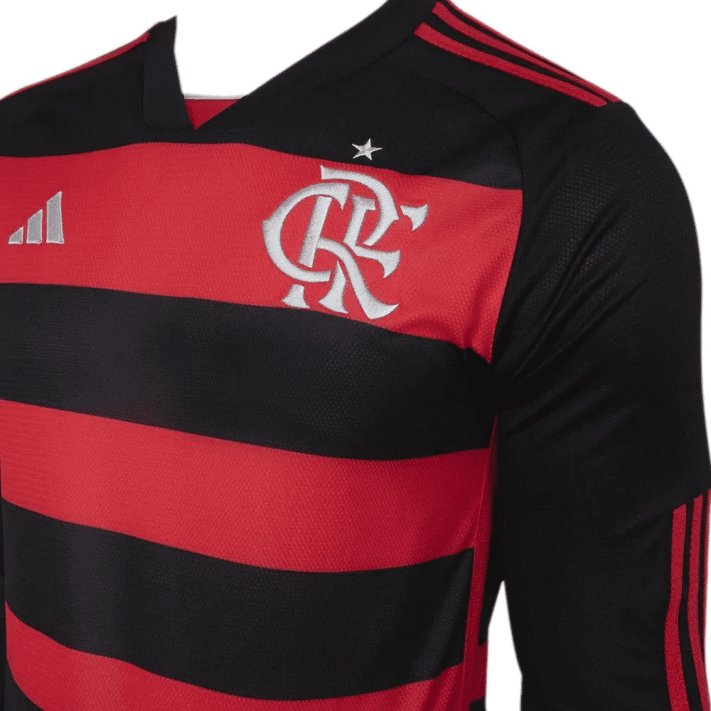 Camisa Flamengo I - 2024/25 Manga Longa