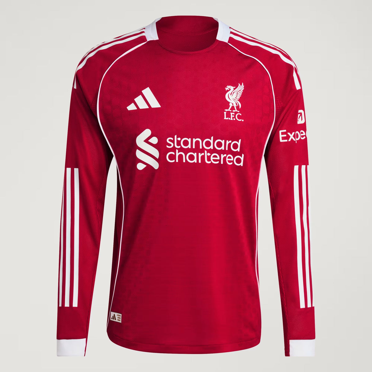 Camisa Liverpool I - 2025/26 Manga Longa