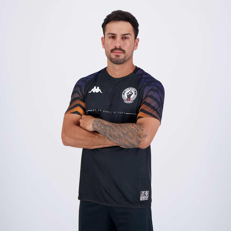 Camisa Vasco Aquecimento Preta - 2024