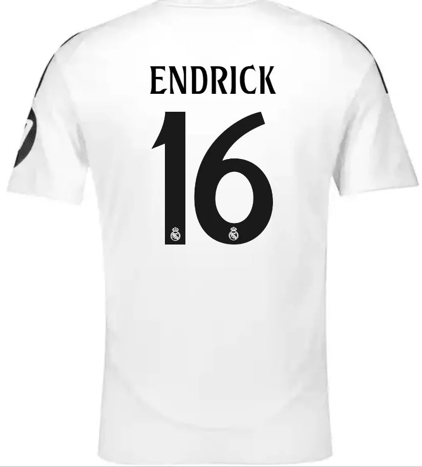 Camisa Real Madrid I Versão Jogador - 2024 Endrick #16