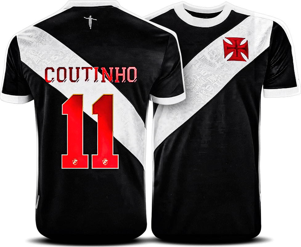 Camisa Vasco I - 2024 + Coutinho #11