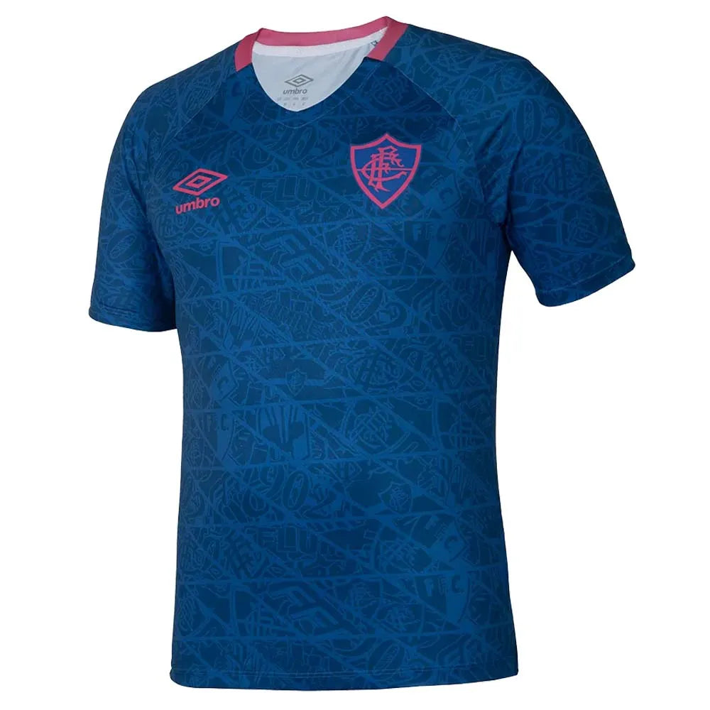 Camisa Fluminense Aquecimento Azul - 2025/26