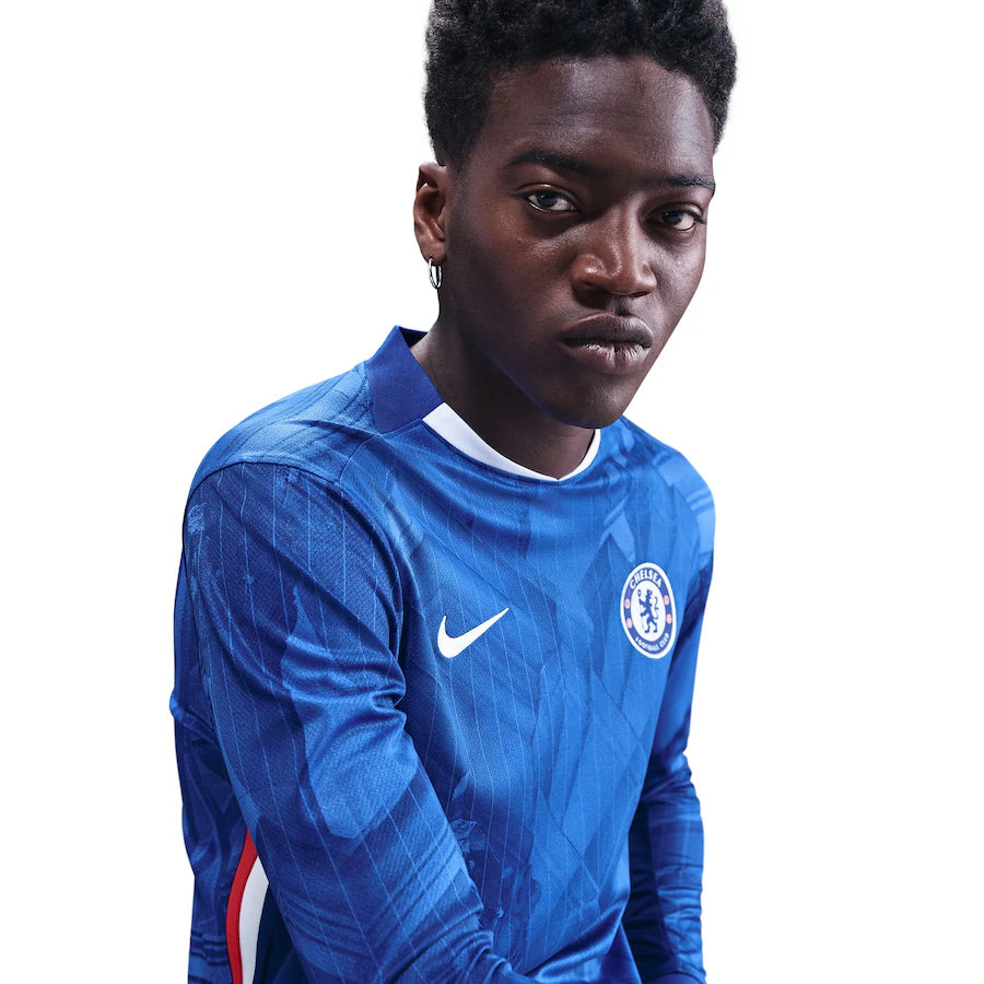 Camisa Chelsea I Manga Longa – 2025/26