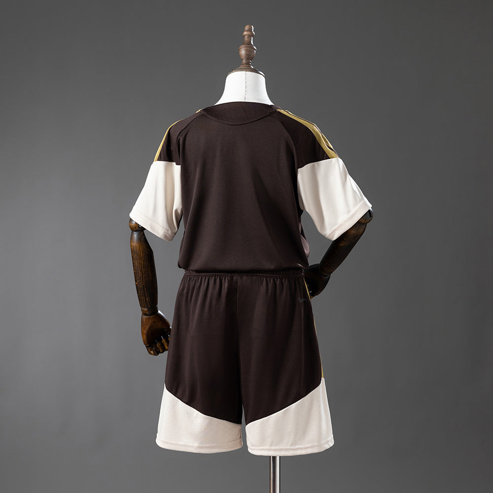 Kit Infantil Flamengo Treino Marrom - 2026/27