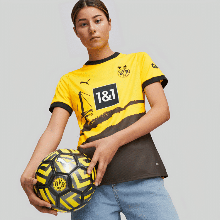 Camisa Borussia Dortmund I Feminina - 2023