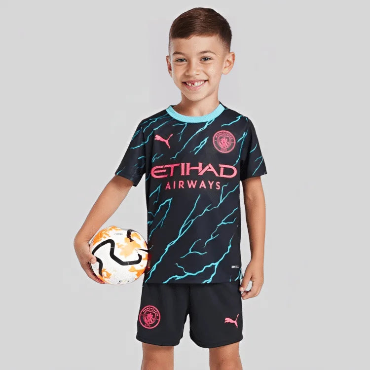 Kit Manchester City III 2023 - Infantil