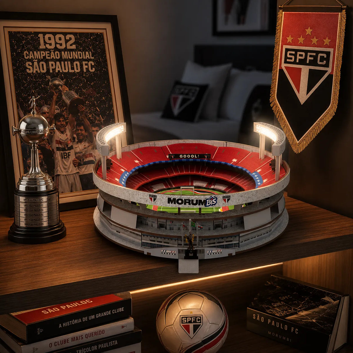 Réplica Oficial 3D do MorumBIS - São Paulo (Pronta entrega)