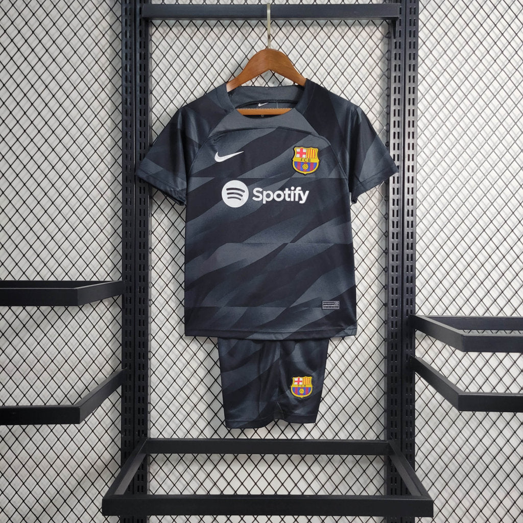 Kit Barcelona Goleiro 2023 - Infantil