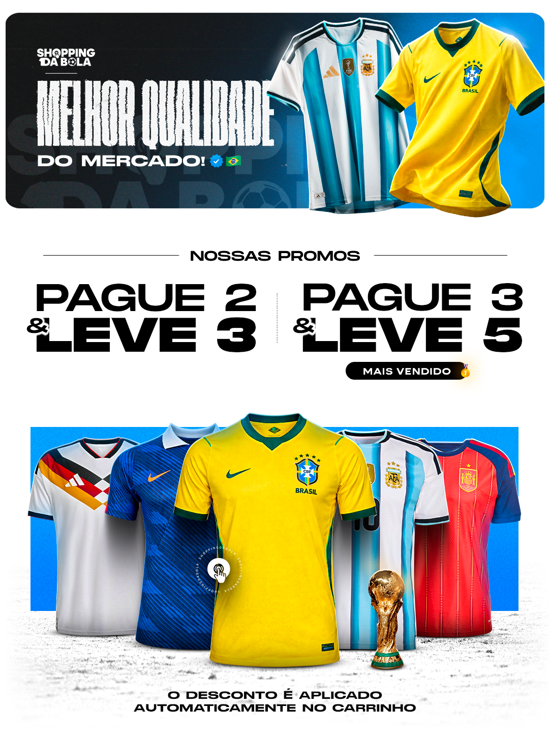 Camisa do Brasil II - 2022