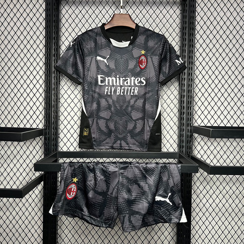 Kit AC Milan Goleiro 2024 - Infantil