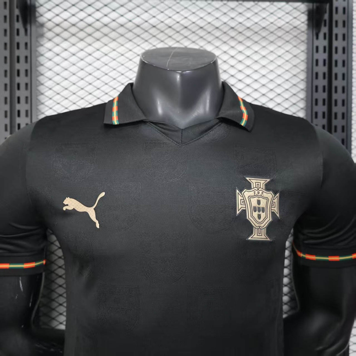 Camisa Portugal Edição Pantera Negra Eusebio – 2025/26 Modelo Jogador