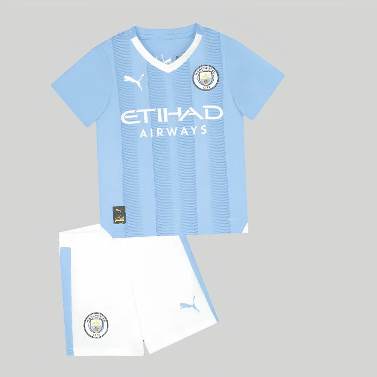 Kit Manchester City I 2023 - Infantil