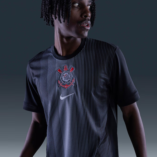 Camisa Corinthians Goleiro Preta - 2025/26
