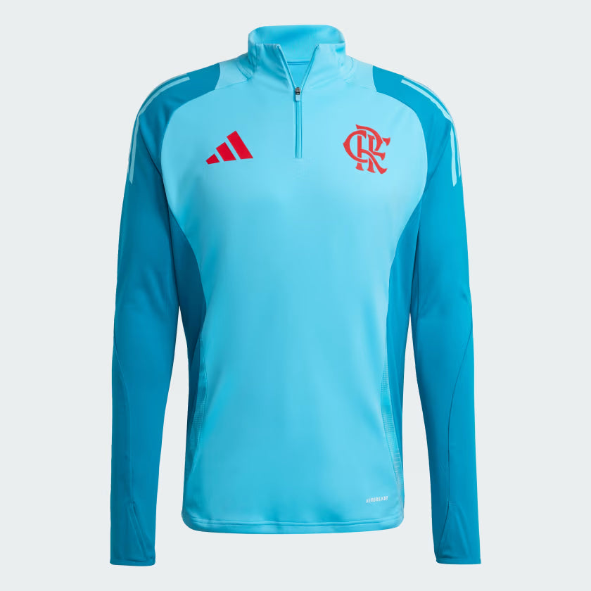 Conjunto Flamengo Treino Azul Claro - 2025/26