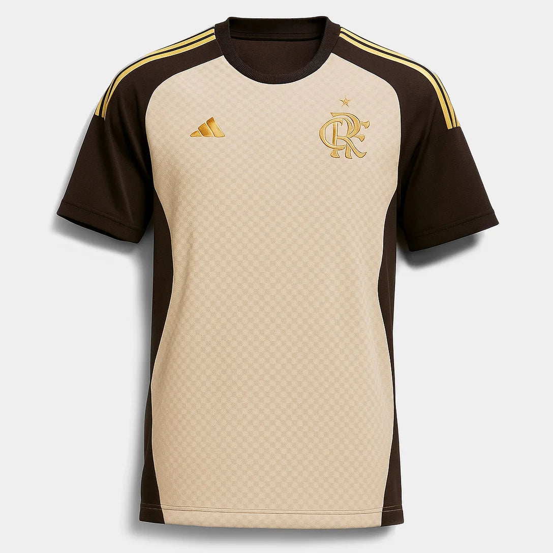 Camisa Flamengo Treino Bege - 2026/27 Feminina
