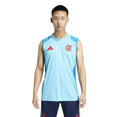 Camisa Regata Flamengo Treino Azul Claro - 2025/26
