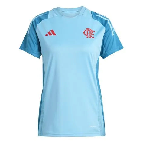 Camisa Flamengo Treino Azul - 2025/26 Feminina