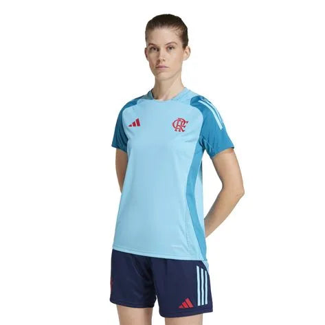 Camisa Flamengo Treino Azul - 2025/26 Feminina