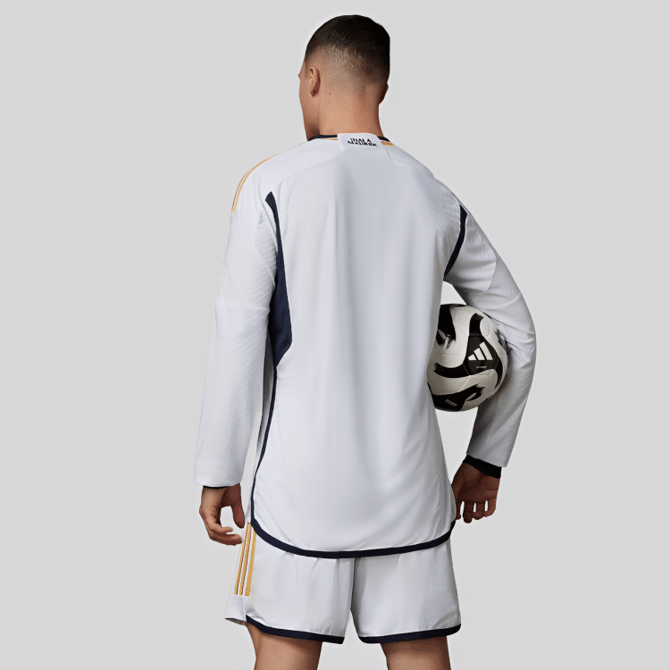 Camisa Real Madrid I Versão Jogador Manga Longa - 2023