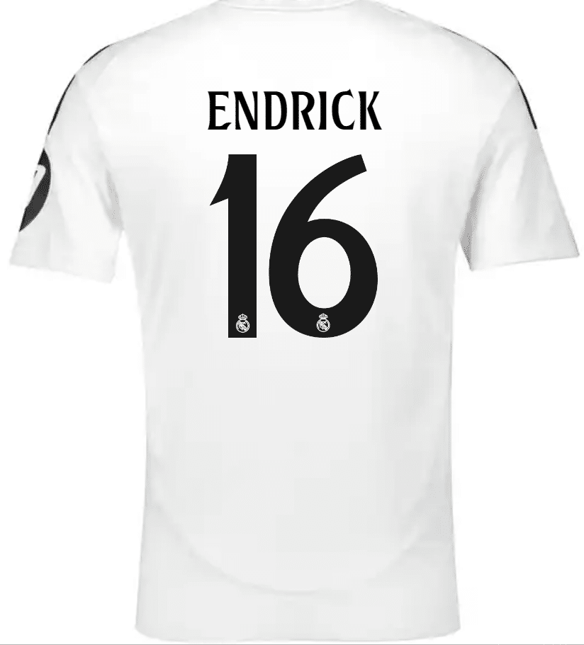 Camisa Real Madrid I - 2024 Endrick #16