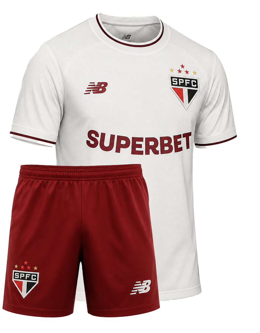 Kit Infantil São Paulo III - 2026/27 Pré-Venda