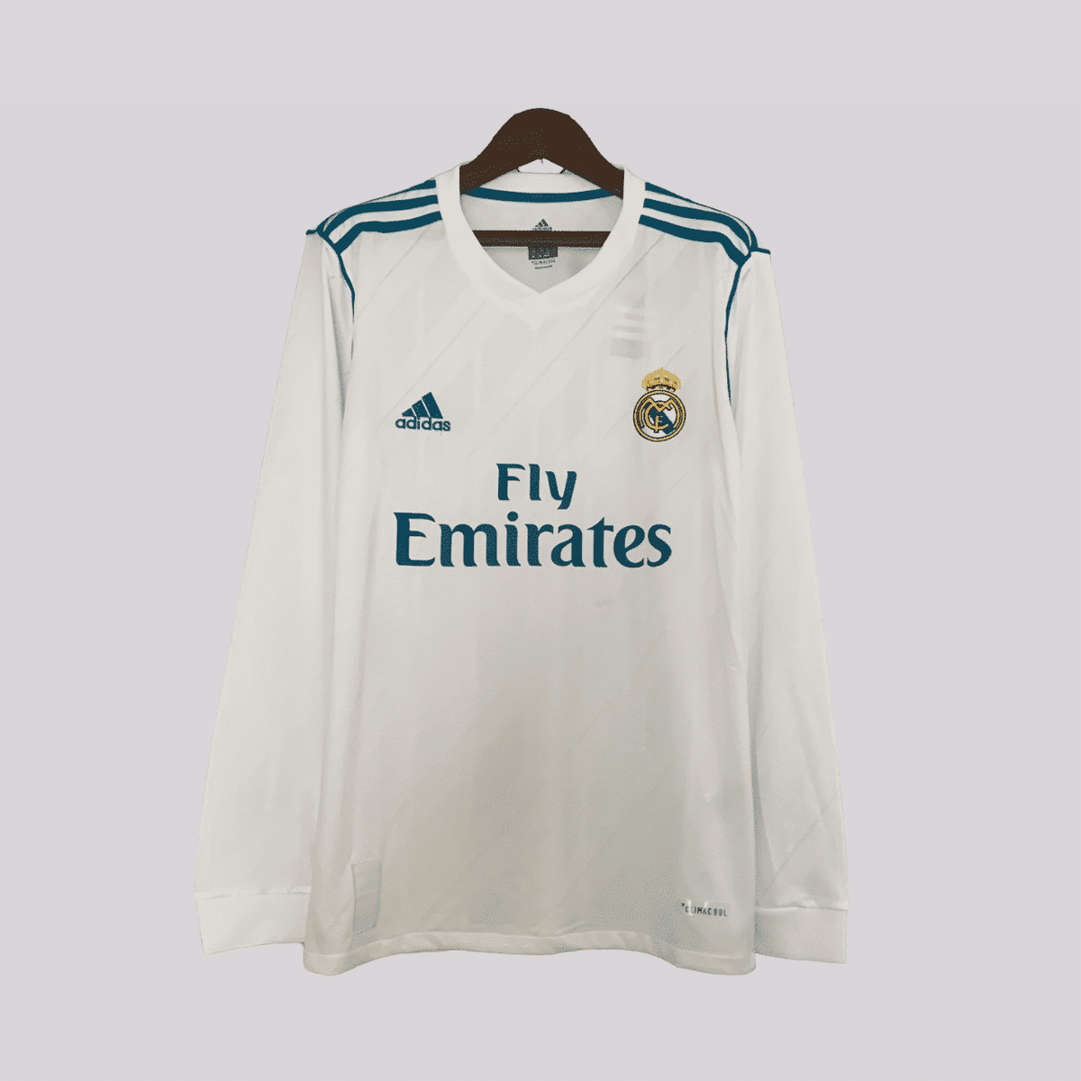 Camisa Real Madrid Home Manga Longa - 2017/18