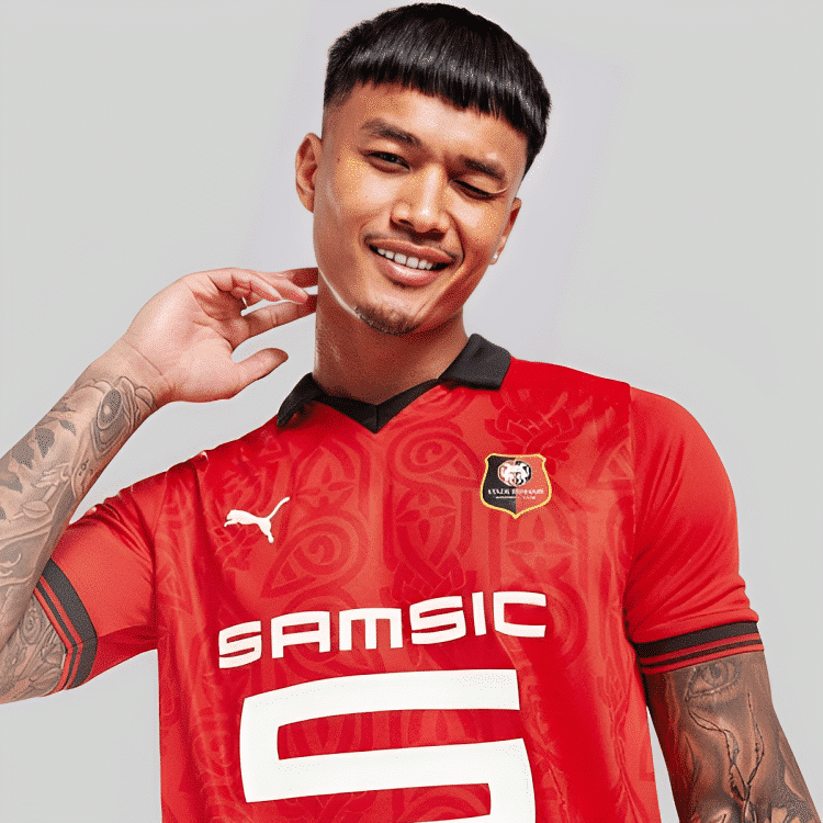 Camisa Rennes I - 2023