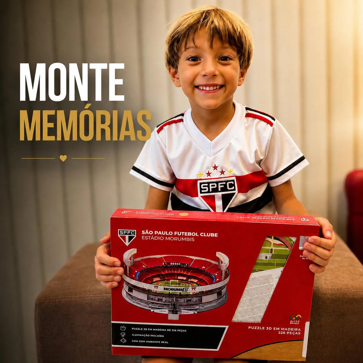 Réplica Oficial 3D do MorumBIS - São Paulo (Pronta entrega)